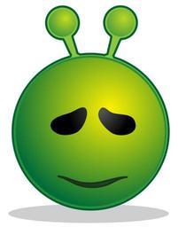 Smiley green alien sorry.svg