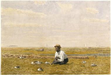 Brooklyn_Museum_-_Whistling_for_Plover_-_Thomas_Eakins_-_overall.jpg