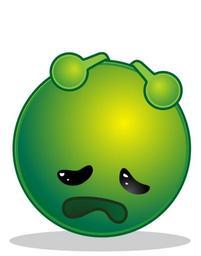 Smiley green alien depresive.svg